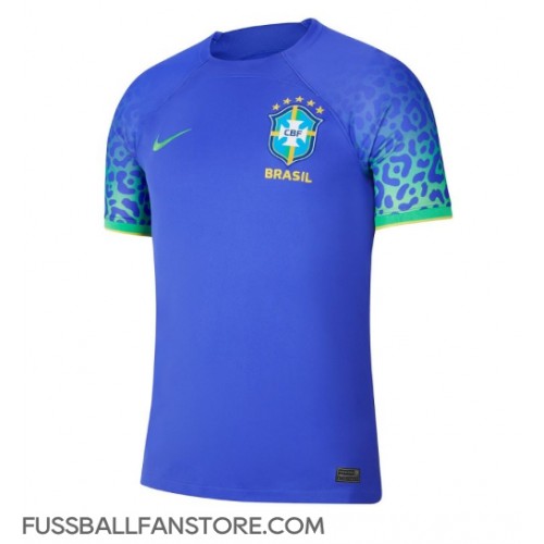 Brasilien Replik Auswärtstrikot WM 2022 Kurzarm